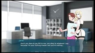 Sexnote - todas las escenas de sexo tabú hentai juego porno ep.9 femdom madrastra y lesbiana milf tijera