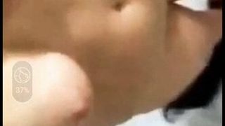Girl showing boobs and desi chut on video call