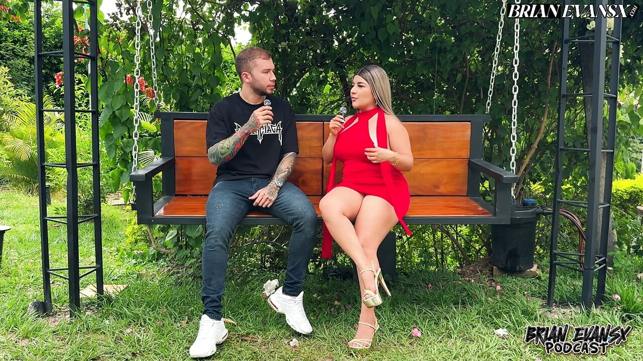 Blonde Colombian Naty Delgado has a podcast that ends with outdoor sex - Brian Evansx