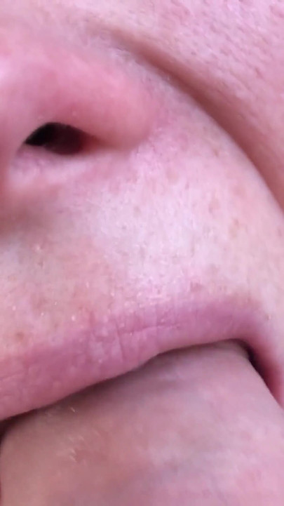 Please let me taste your cum. Cum in mouth. Close-up