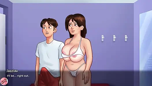 Сиськи моей мачехи делают меня твердым, когда я вижу ее обнаженной - 1 - Jazziuu