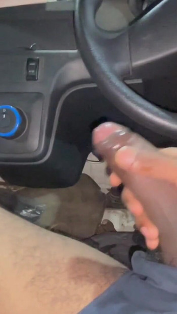 Powerful moment from "Maturating in car full enjoy"