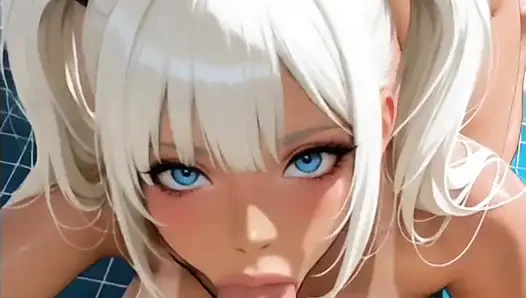 In hentai anime fickt ein heißes mädchen gerne, bewegt ihren arsch sehr reich