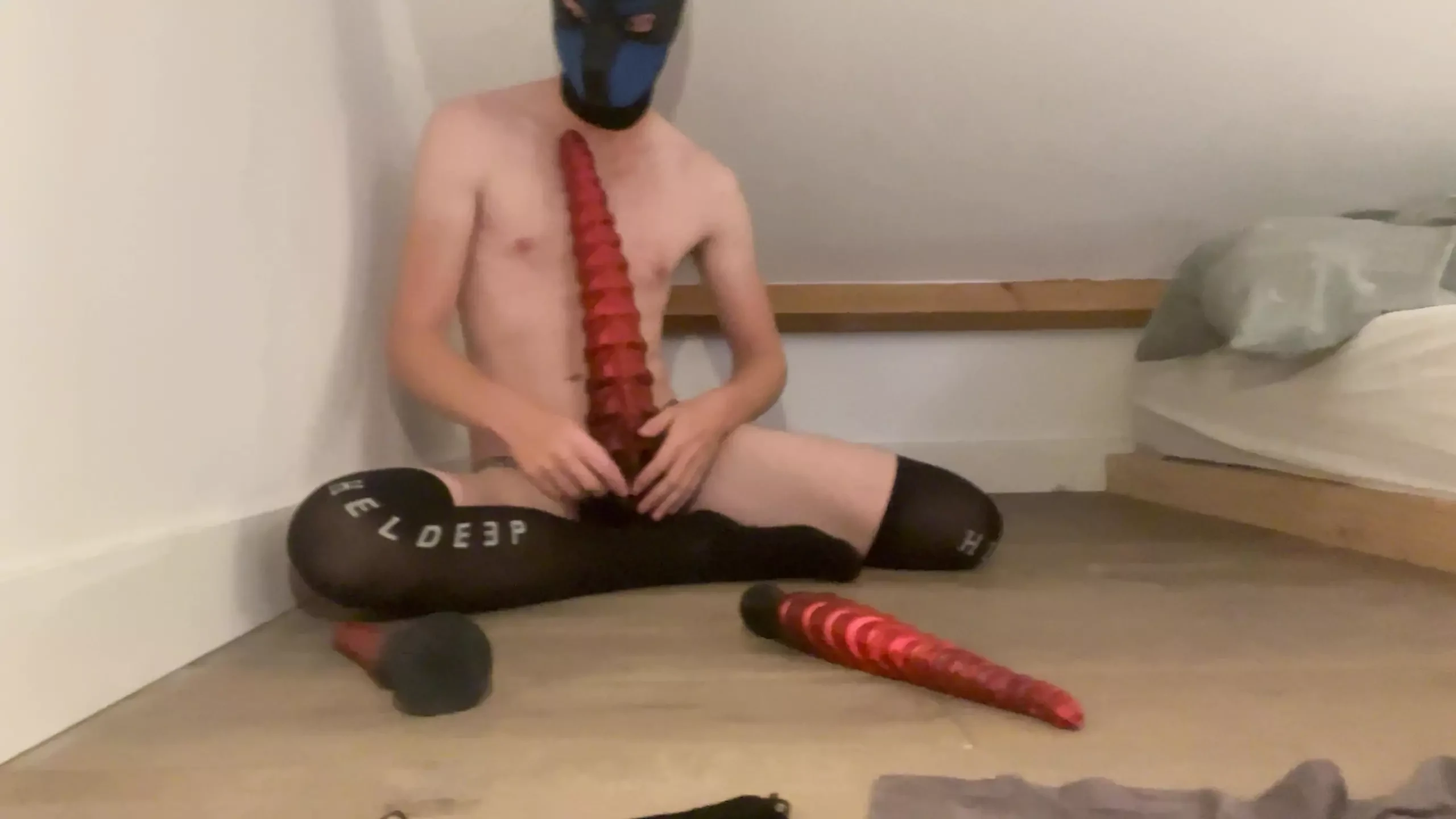 Twistedbeast Asmodeus μεγάλο δονητή twink έρχονται να το ride it