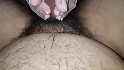 All die squirtende muschi pOV, die sie wollen könnten, bedeckt ehemann in muschi-säften