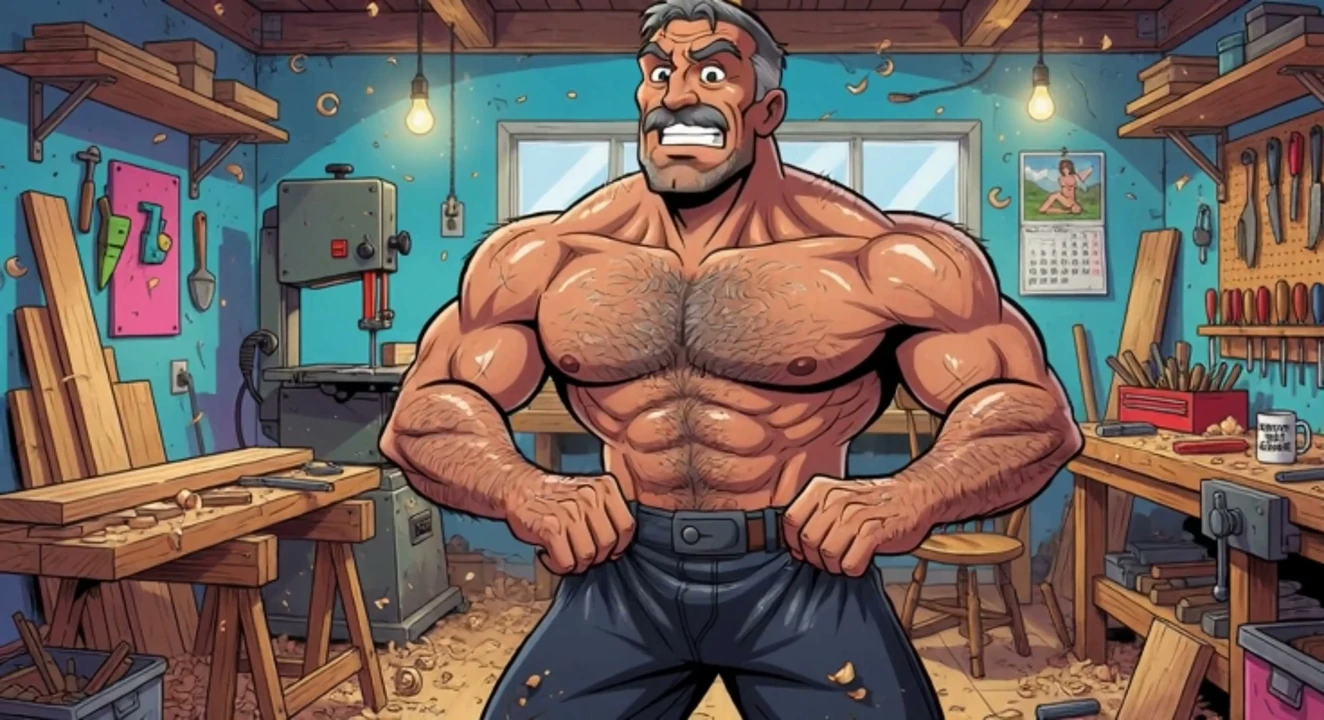 Shirtless Men Animation,HotReacts