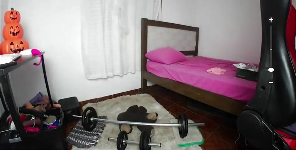 Model de cameră web seduce cu exerciții în timpul difuzării, partea a ii-a