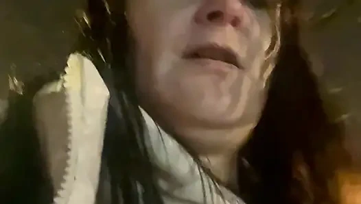 Care Aide Cums in Public Bathroom on Break