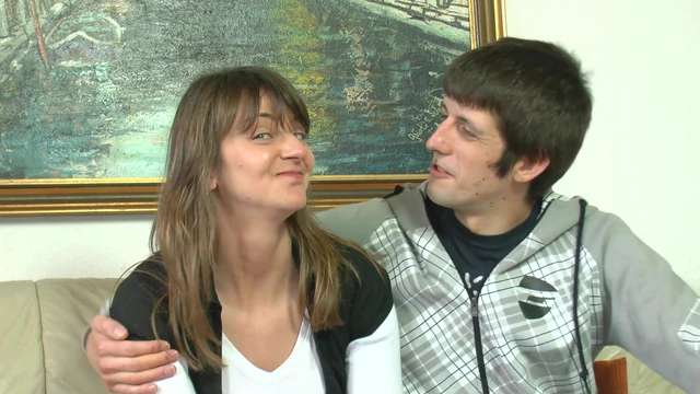Casting with german actress and actor in threesome, in this