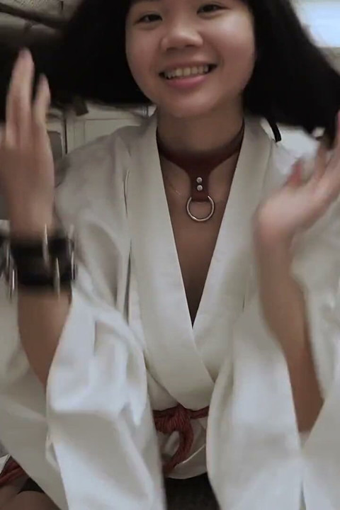 Rough Sex with Tied up Asian Teen