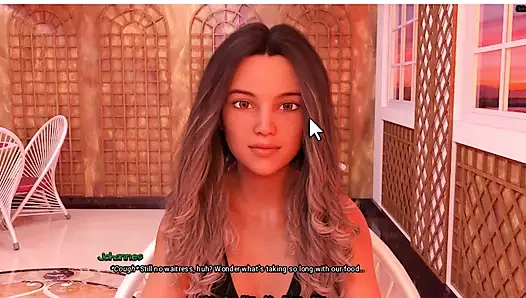 Radiant 7,  fucked the waiter in the bathroom