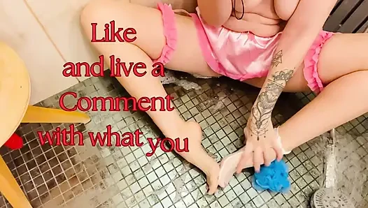 Shower Feet Lick 👅 Socks