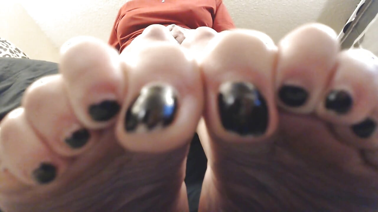 Aceitados dedos de los pies desordenados en dedos del dedo del pies polaco