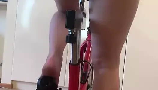 PAWG Rides Bike Ass Naked