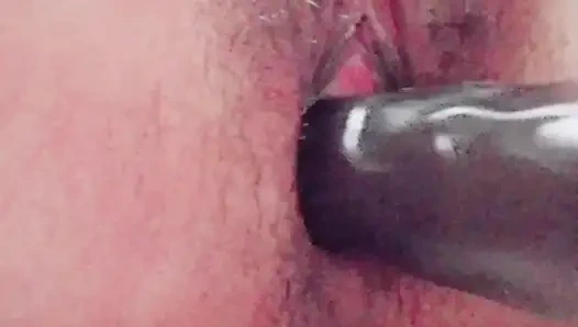 Asian teen secretly fuck herself with a dildo
