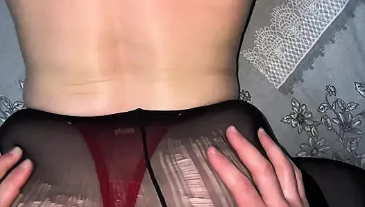 She asked me to give her a massage, but I couldn't resist and fucked her.