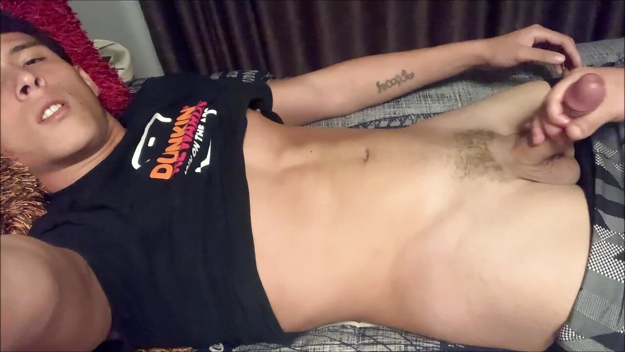 Str8 Horny Latino Enjoys Some Head While Lying in His Bed