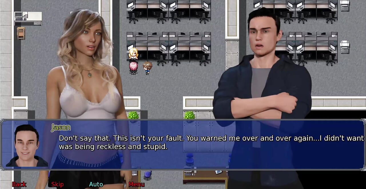 Ofis karısı #25 - bir yabancı Stacy'nin fotoğrafını çekti... Nate, Jessie ve Stacy'nin 3 meblağları vardı.