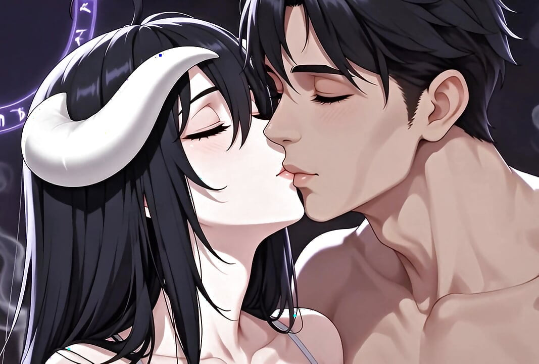 Albedo Succubus Magical Bonding Ritual Passionate Creampie Devotion Fantasy