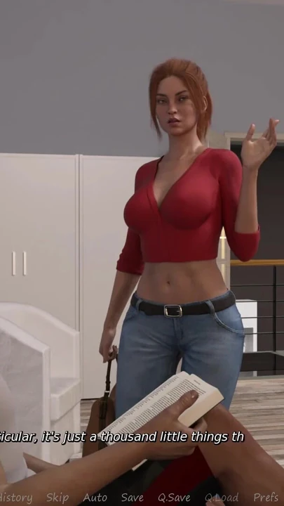 Συγκινητική στιγμή από το "My Stepbrother's Wife #59 - John got a passion kiss from Jennifer - Demo"
