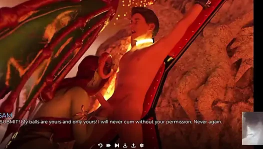 Succubus Jahat Mengikatku Dan Menyepongku Sementara Pacarku Selingkuh Dengan Sahabatku!