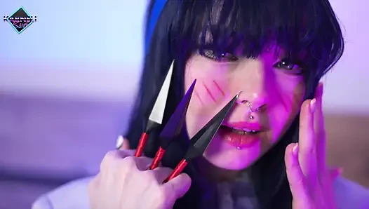 Hinata oyuncaklarla anal oyunları ve çok boşalmayı seviyor. Karneli Bandi