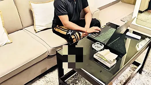 Boss and Secretary. I Got Promotion After Just I Came From My Marriage in My Boss's Cabin.