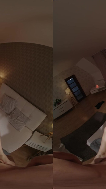 Key moment from "French MILF Teases Me with a Dildo - Virtual Real Porn"