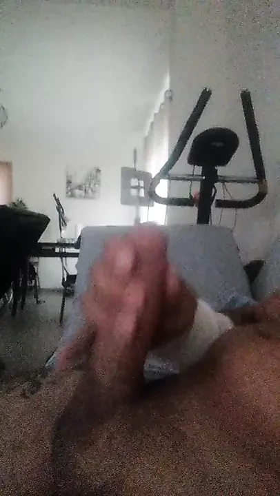 Masturbation at home with waching porno..