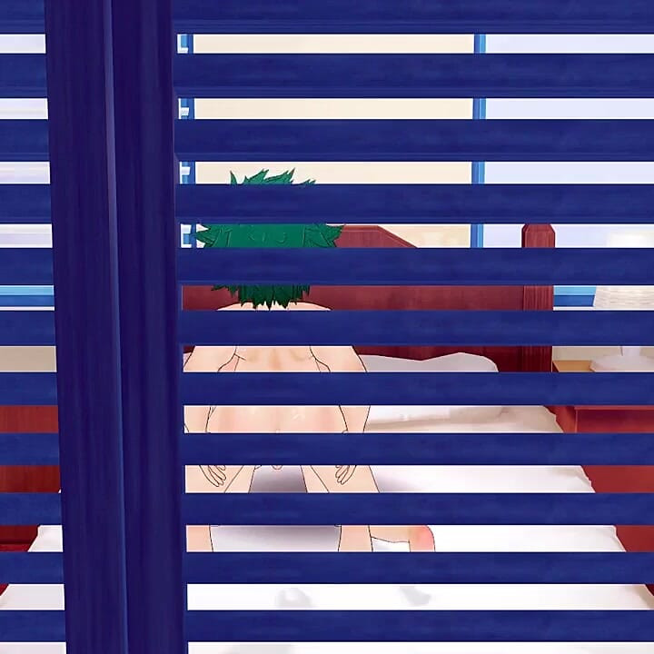 내 영웅 학계 Yaoi - 미도리야 방에서 토도로키와 섹스하는 Deku