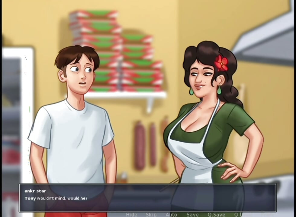 My boss fucked at back room she wants my big dick