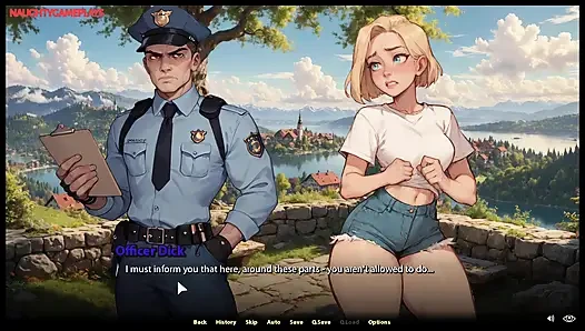 Sex with a Cock Hungry Blonde Girl and Her Man They Got Caught - Moonripple Lake 01 By BCG