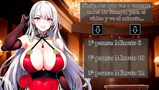 Spanish audio JOI Roleplay. Your mistress takes your cage... but she won't let you cum!