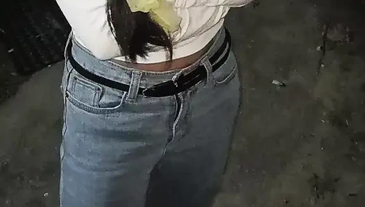 Part 1 - Desi outdoor sex with a stranger girl in the jungle.