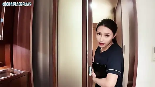 Fcupglow Busty Esthetician Ignites Him with Intense Massage, Ending in Deep Warm Release