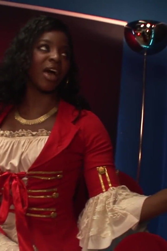 Horny ebony girl fucks lonely porn editor