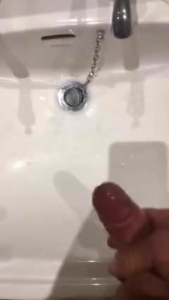 Cum cumshot sink