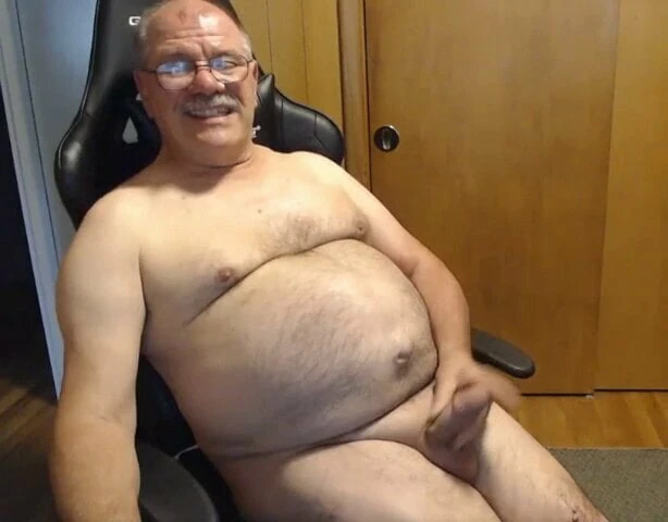 Daddy cums on cam