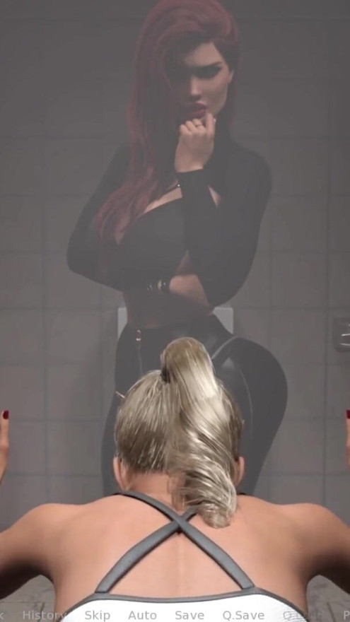 Blonde Slut Got Fucked in Public Bathroom, Almost Caught Fucking a Sexy MILF - Milfylicious Hot Sex Scenes | Clip 1