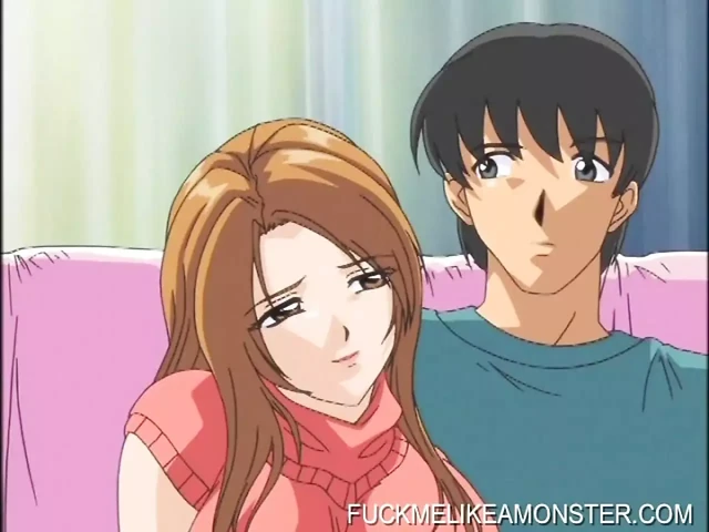 Anime teen babe fucking dick in group orgy
