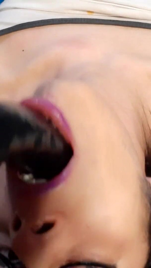 White sissy slut sucking BBC hard | Clip 2