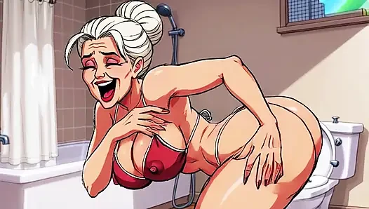 Ai Bathroom Scenes Teasing Shaking Ass