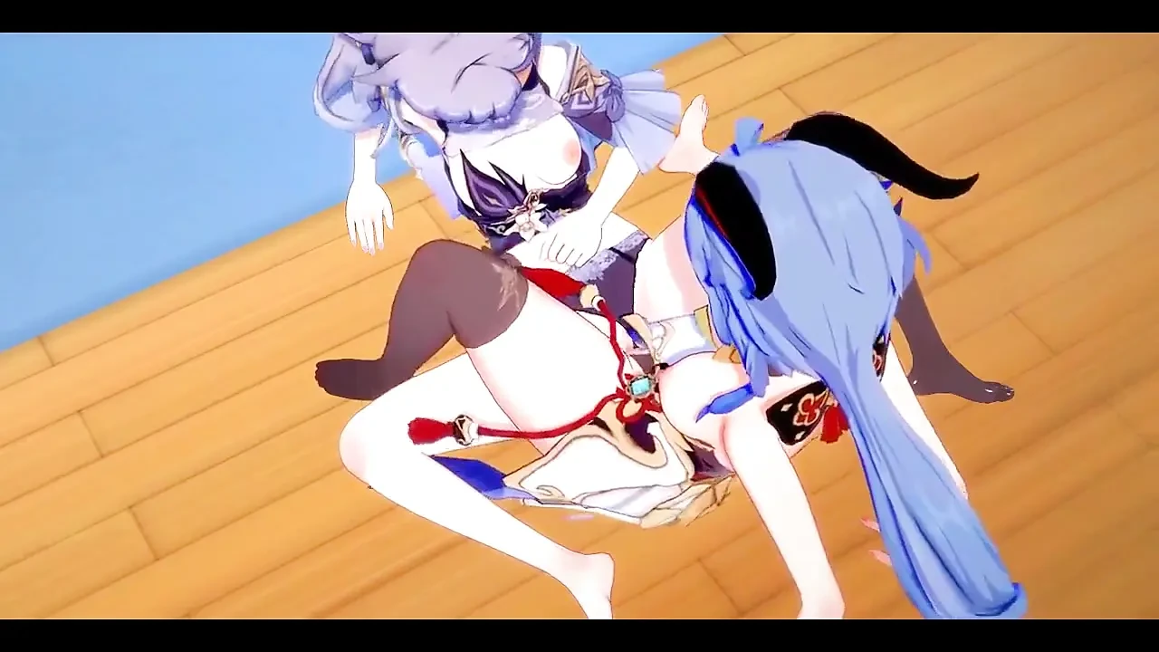 Genshin Impact Hentai Yuri - Ganyu and Kequing Lesbian Sex - Japanese Asian Manga Anime Game Porn