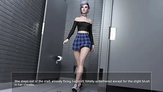 Stepmom Made Me Boner in Dark Theater and Stranger Girl's Handjob in Theater Restroom - Shadows of Deceit - E08