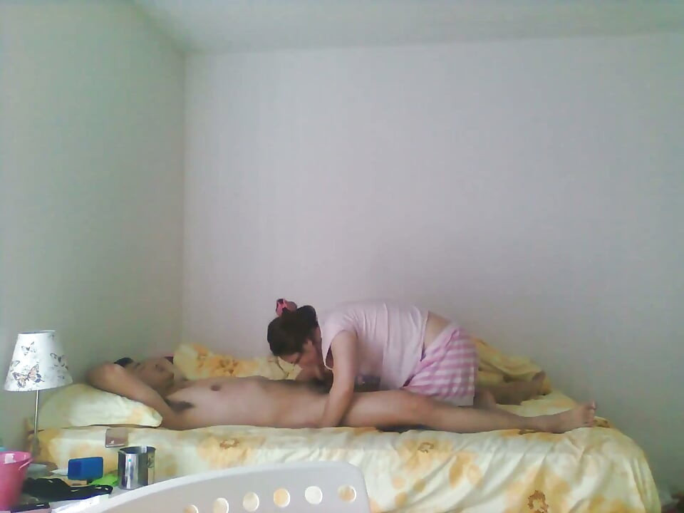Submissive Chinese Slut Sucks My Dick and Swallows My Cum