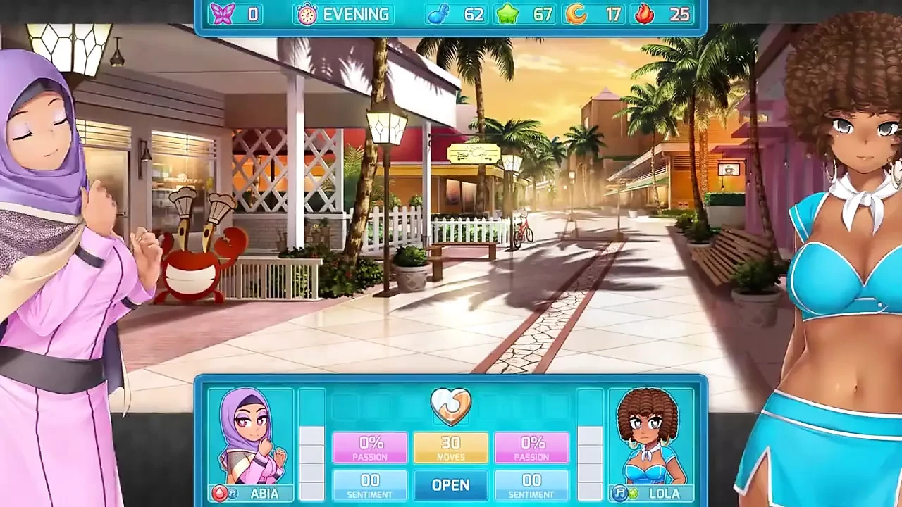 Huniepop 2 - cita doble - parte 4 belleza árabe sexy por Loveskysan