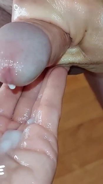 Iconic moment from "Handjob So Good His Dick Tip Turned Blue! FPOV Female POV (Milking-time)"
