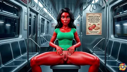 Secret Metro Romance - AI Hentai ASMR