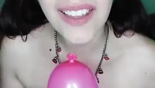 Shyyfxx mutlu karnaval! Balonlarla dürtükleme ve oynama! Looner fetişi