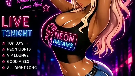 Neon dreams - prenses oral seks grup seks